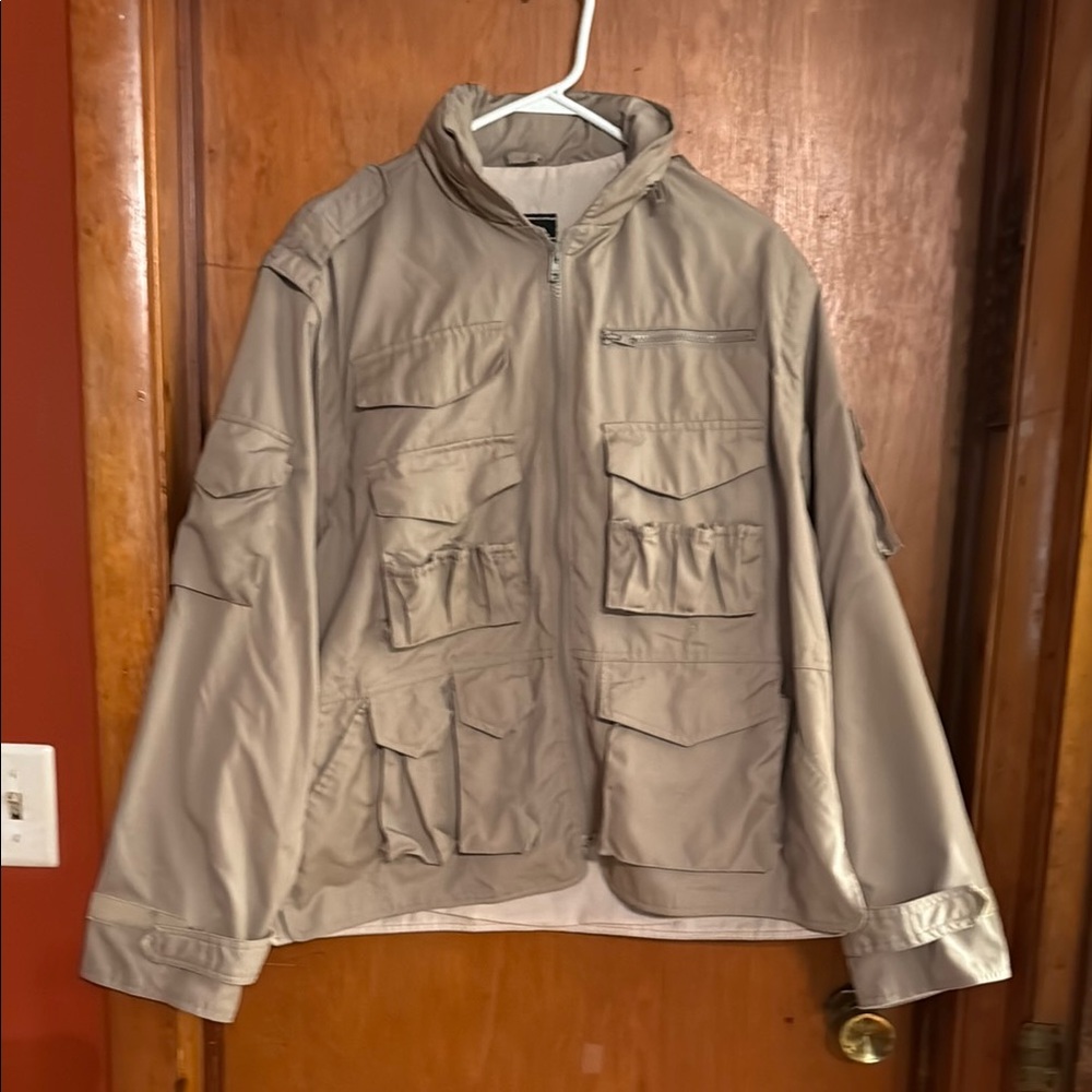 Womens Tan Utility Jacket